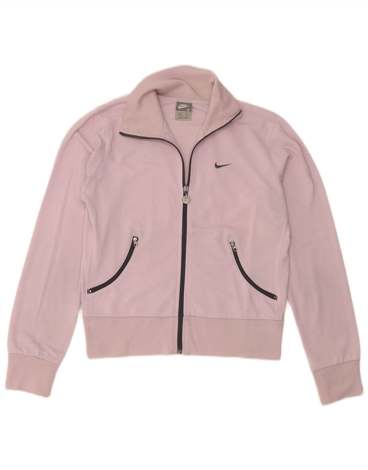 Nike Damen-Trainingsanzug-Top-Jacke, UK 8/10, klein, rosa, Polyester