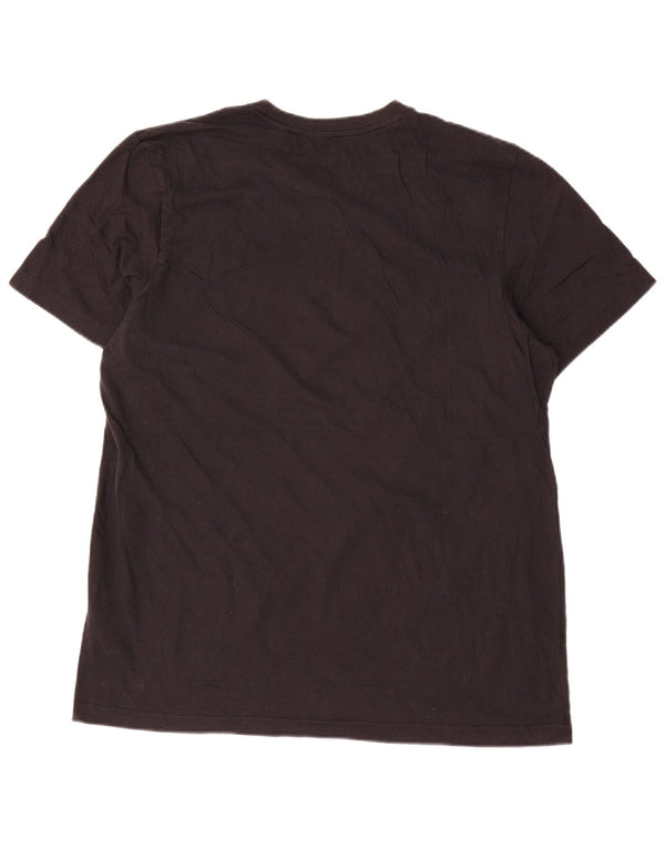 Adidas Herren Grafik T-Shirt Top Large Schwarz Baumwolle