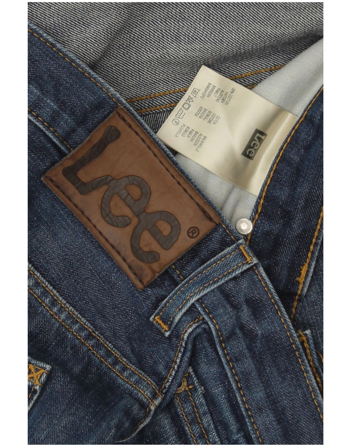 Lee Herren Zed Straight Jeans W34 L34 Blaue Baumwolle