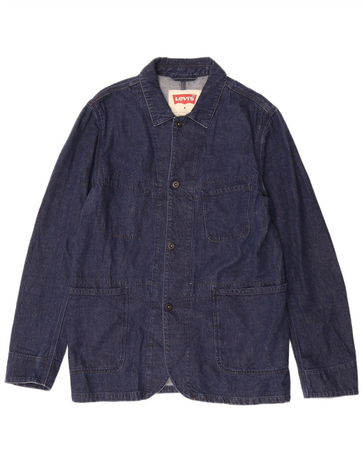 Levi's Herren Jeansjacke UK 38 Mittelblau