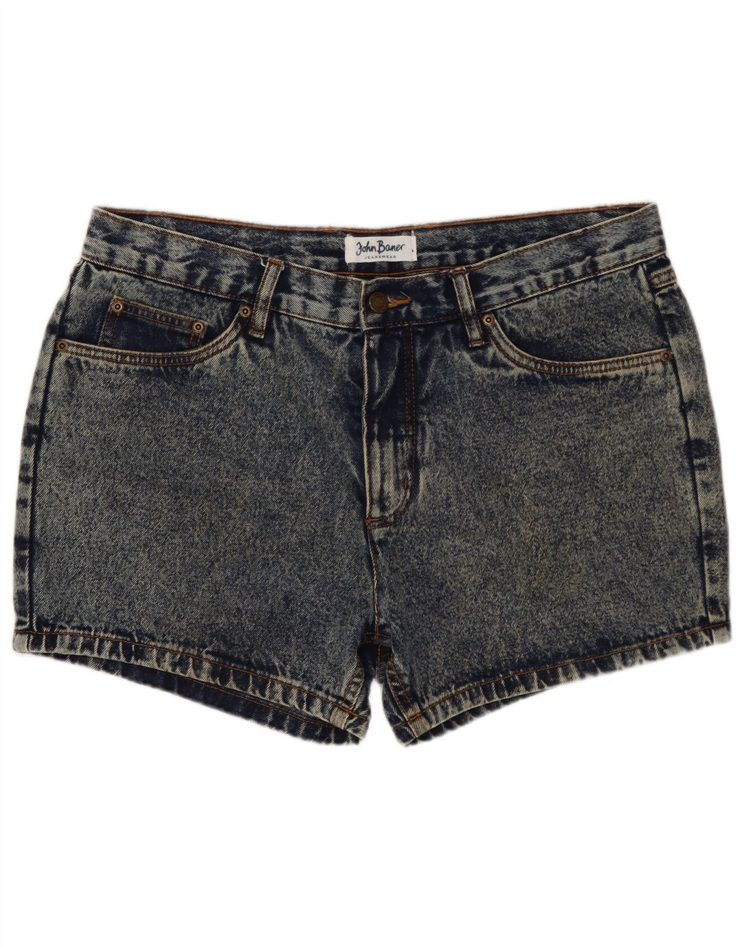 JOHN BANER Damen Jeansshorts W34 Große blaue Baumwolle