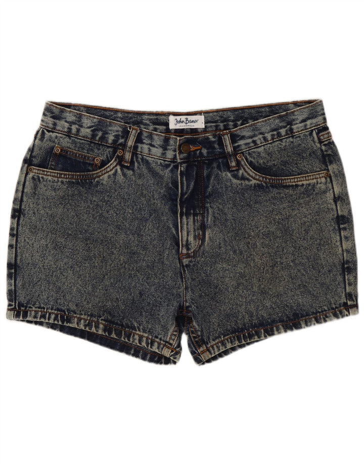 JOHN BANER Damen Jeansshorts W34 Große blaue Baumwolle