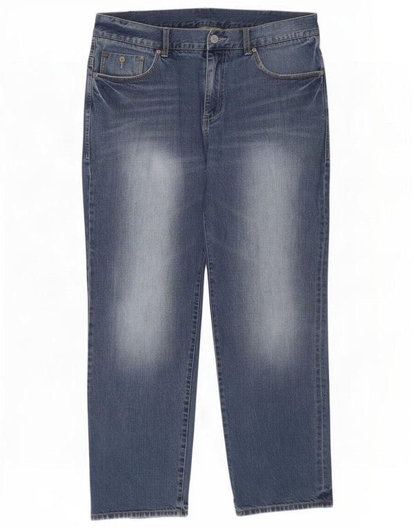 Armani Exchange Herren Straight Jeans W36 L30 Blau