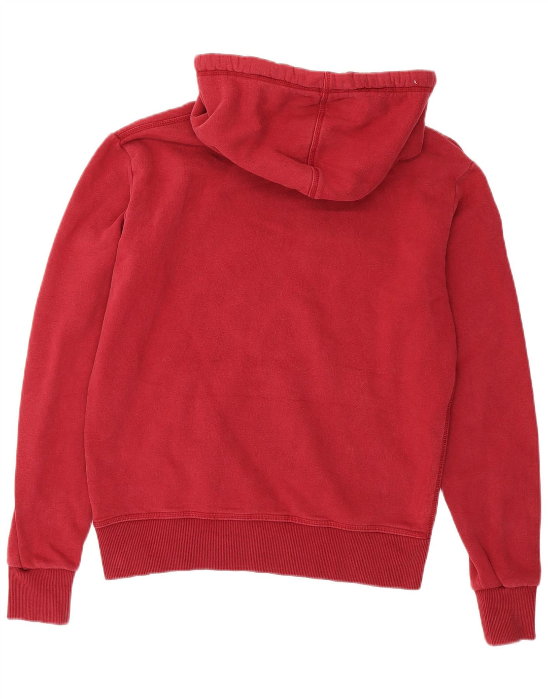 Superdry Herren-Kapuzenpullover mit Grafik, mittelrote Baumwolle