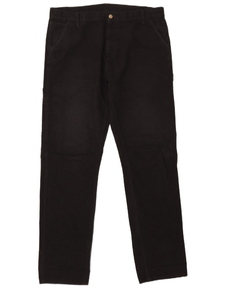 CARHARTT Gerade Herren-Cargohose W36 L34 Schwarz Polyester