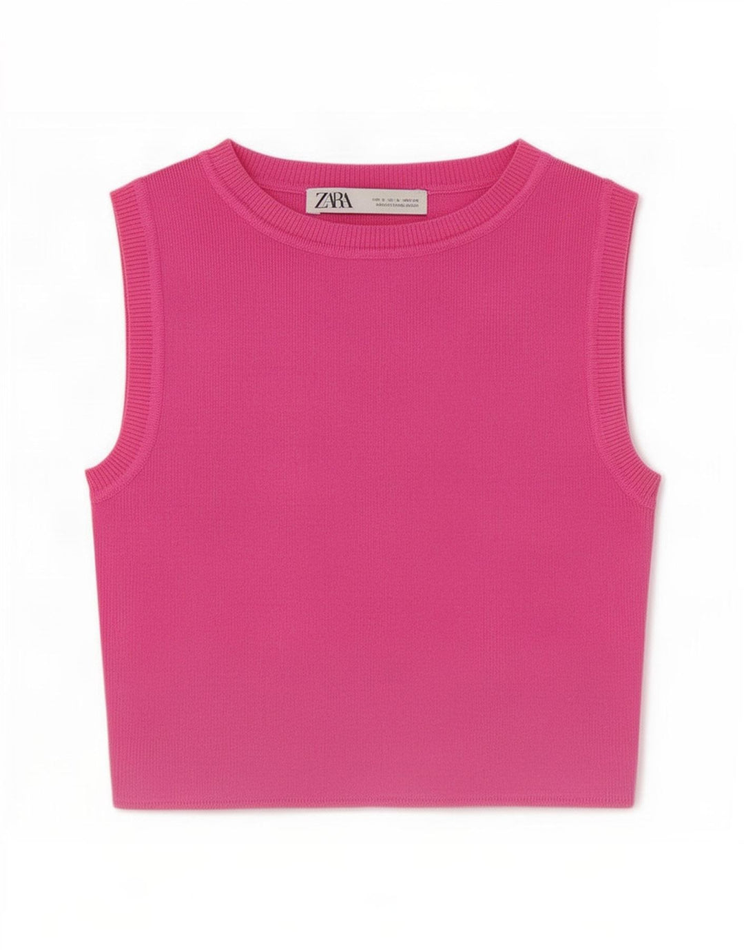 Zara Damen Weste Top UK 10 Small Pink