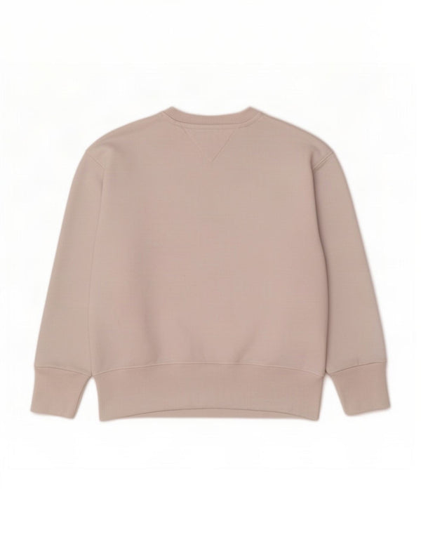 Tommy Hilfiger Damen Grafik-Sweatshirt-Pullover UK 14 Mittelweiß