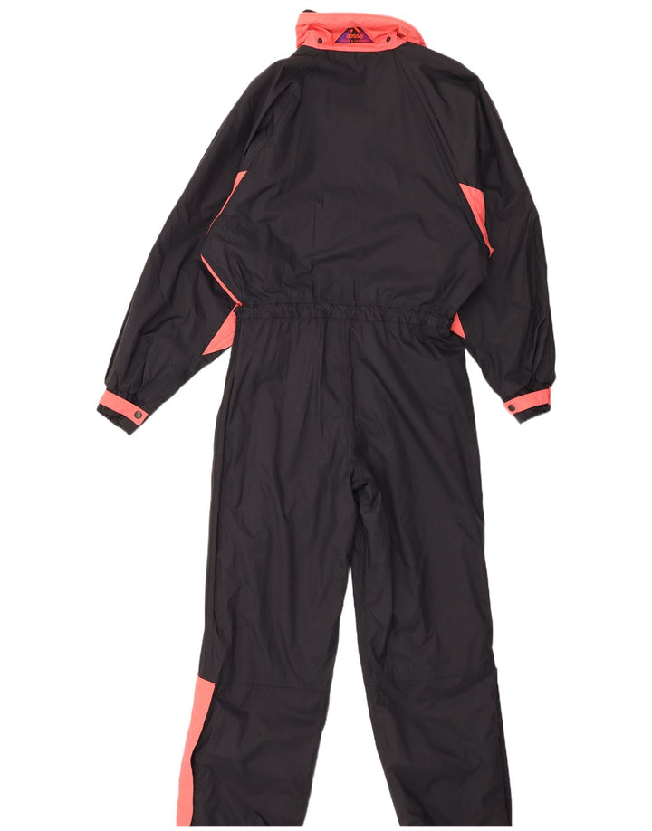 Aesse Damen-Skioverall IT 44 Mittelschwarzes Colourblock-Polyester