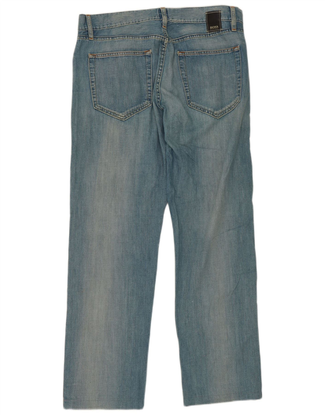 Hugo Boss Damen Straight Jeans W32 L29 Blau