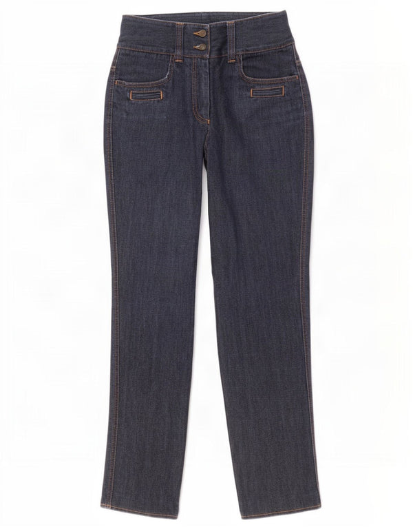 Dolce & Gabbana Damen Slim Jeans IT 40 Small W26 L31 Marineblaue Baumwolle