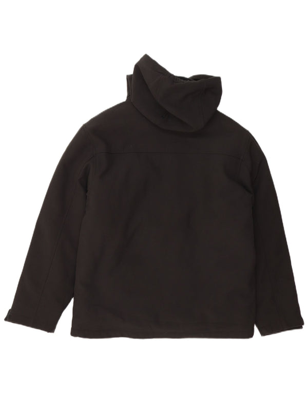 REEBOK Windjacke mit Kapuze für Jungen, 10–11 Jahre, schwarzes Polyester