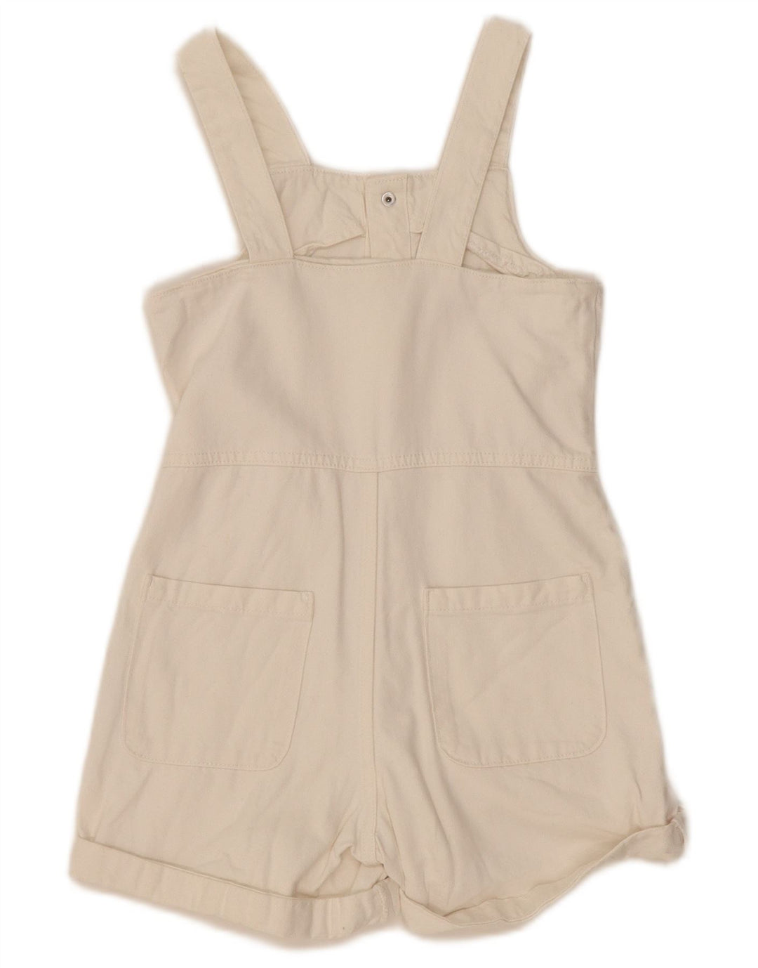 Zara Denim-Playsuit für Mädchen, 8–9 Jahre, weiße Baumwolle