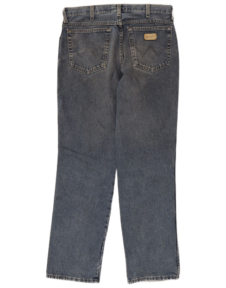 Wrangler Herren Texas Straight Jeans W32 L31 Blaue Baumwolle