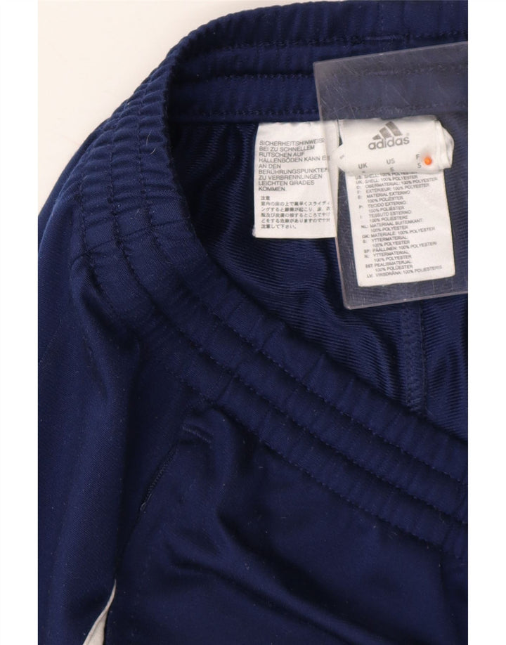 ADIDAS Mens Tracksuit Trousers Joggers Small  Navy Blue Polyester Vintage Adidas and Second-Hand Adidas from Messina Hembry 