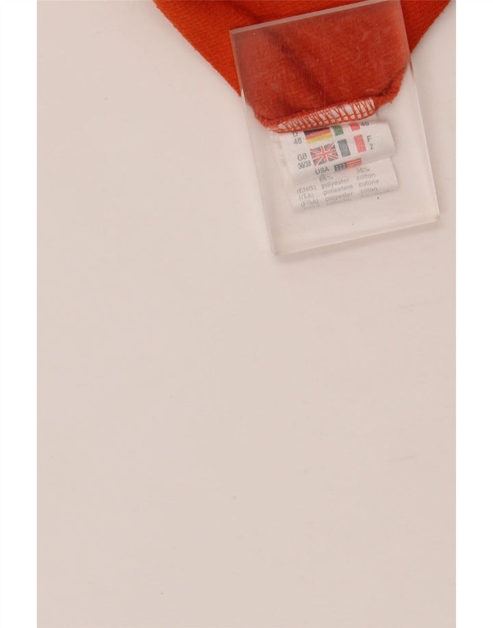 LOTTO Herren-Poloshirt UK 36/38 Small Weiß Colourblock Polyester