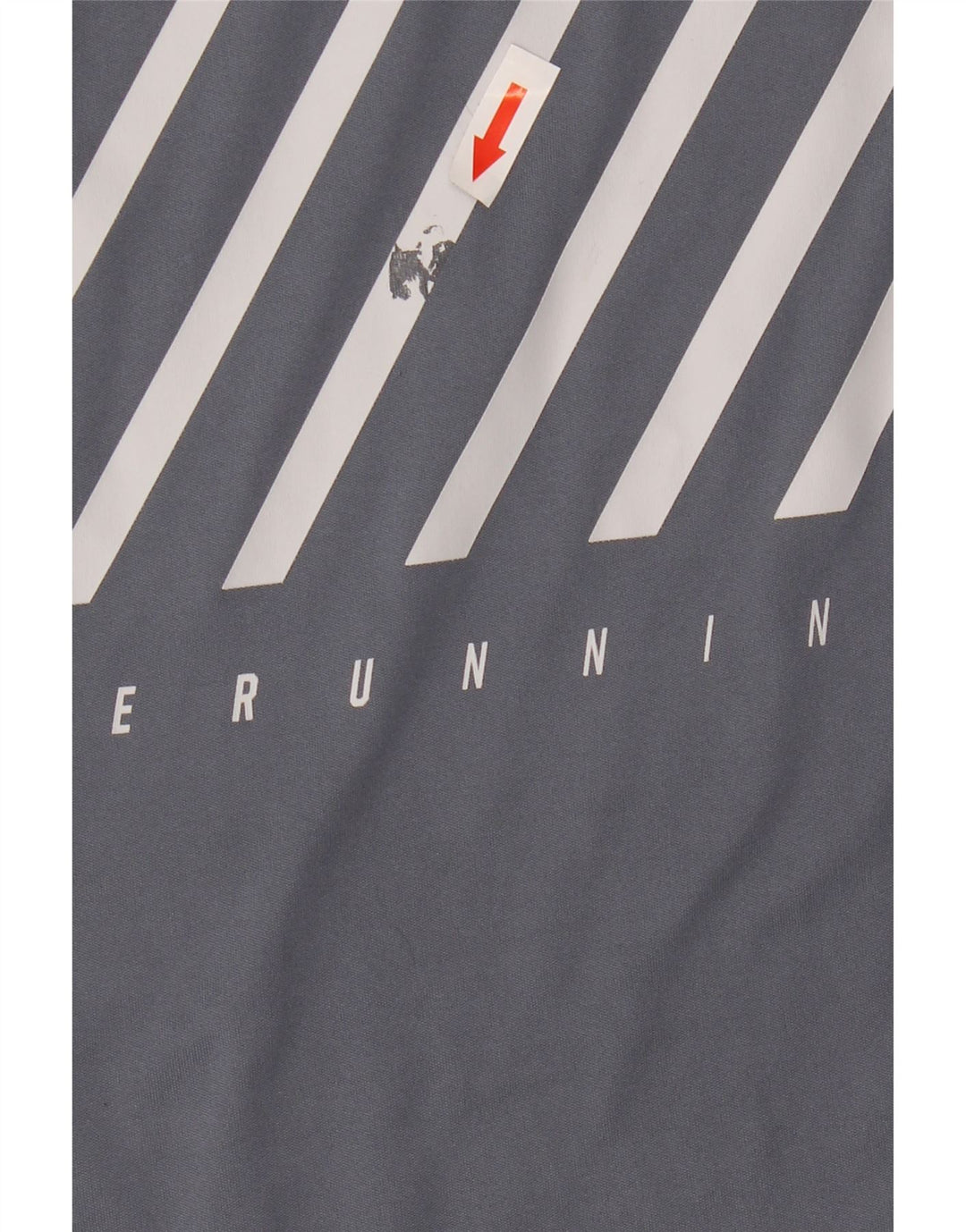 Nike Herren Dri Fit Graphic T-Shirt Top XL grau gestreift aus Polyester
