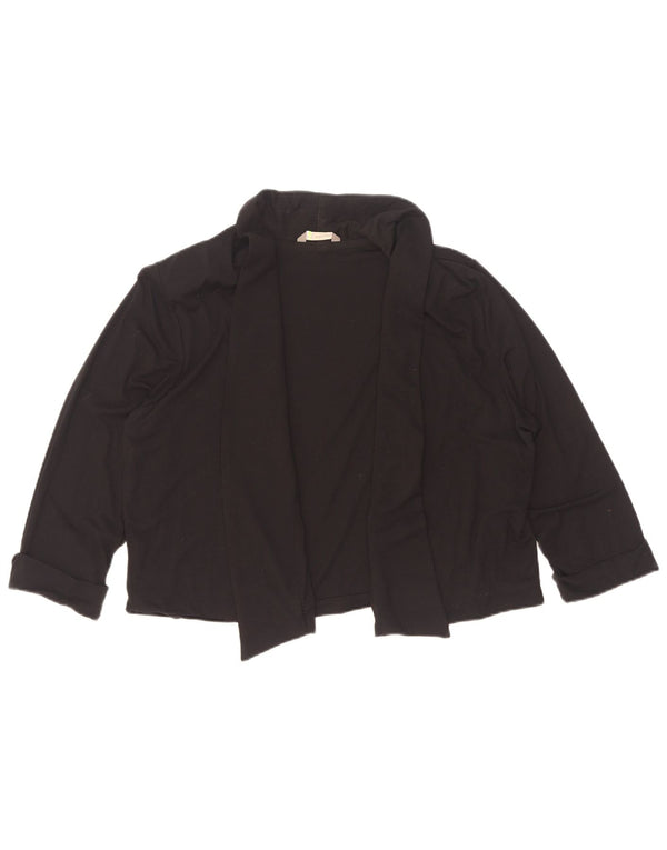 Marks & Spencer Damen Bolero-Top mit 3/4-Ärmeln, UK 18, XL, schwarze Viskose
