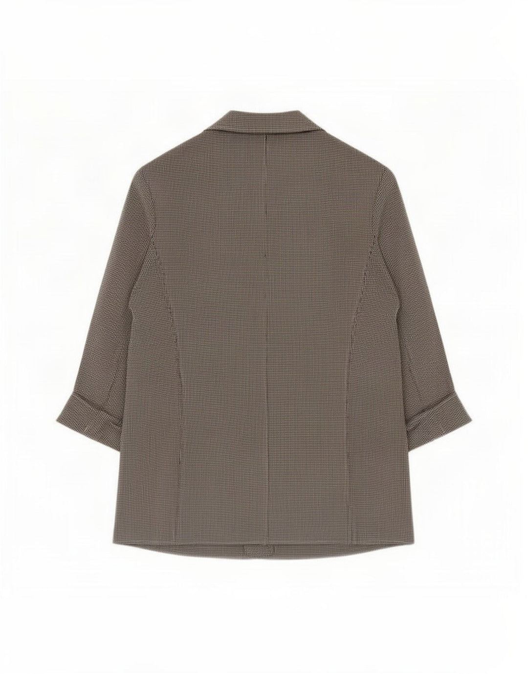 Elements Damen-Hemd mit 3/4-Ärmeln, UK 16, Größe L, Schwarz, Gingham-Viskose