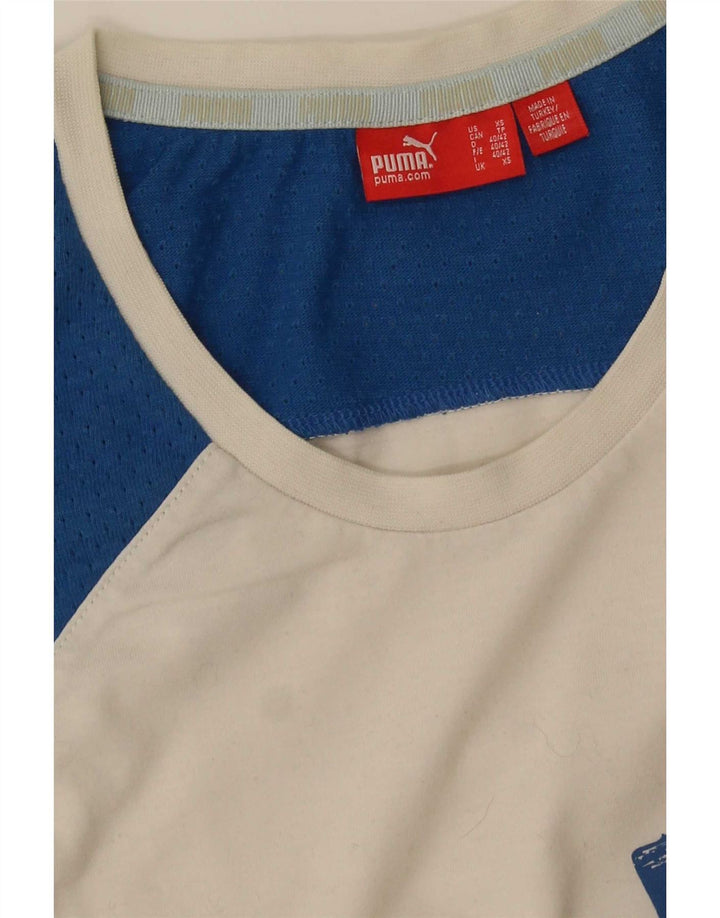 Puma Herren Graphic Vest Top XS Weiß Farbblock