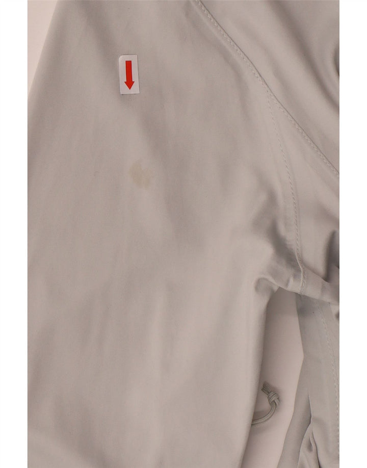 THE NORTH FACE Damen-Regenjacke mit Kapuze, UK 14, Größe L, Grau, Polyester