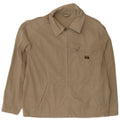 Vintage Herren Bomberjacke UK 40 Große Beige Baumwolle