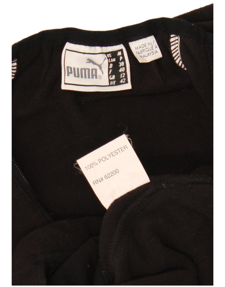 Puma Damen Fleecejacke UK 12 Medium Schwarz Polyester