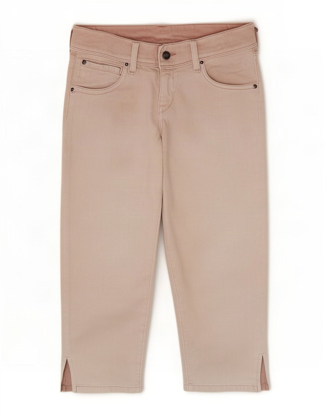 Levi's Damen Capri-Jeans W27 L18 rosa Baumwolle