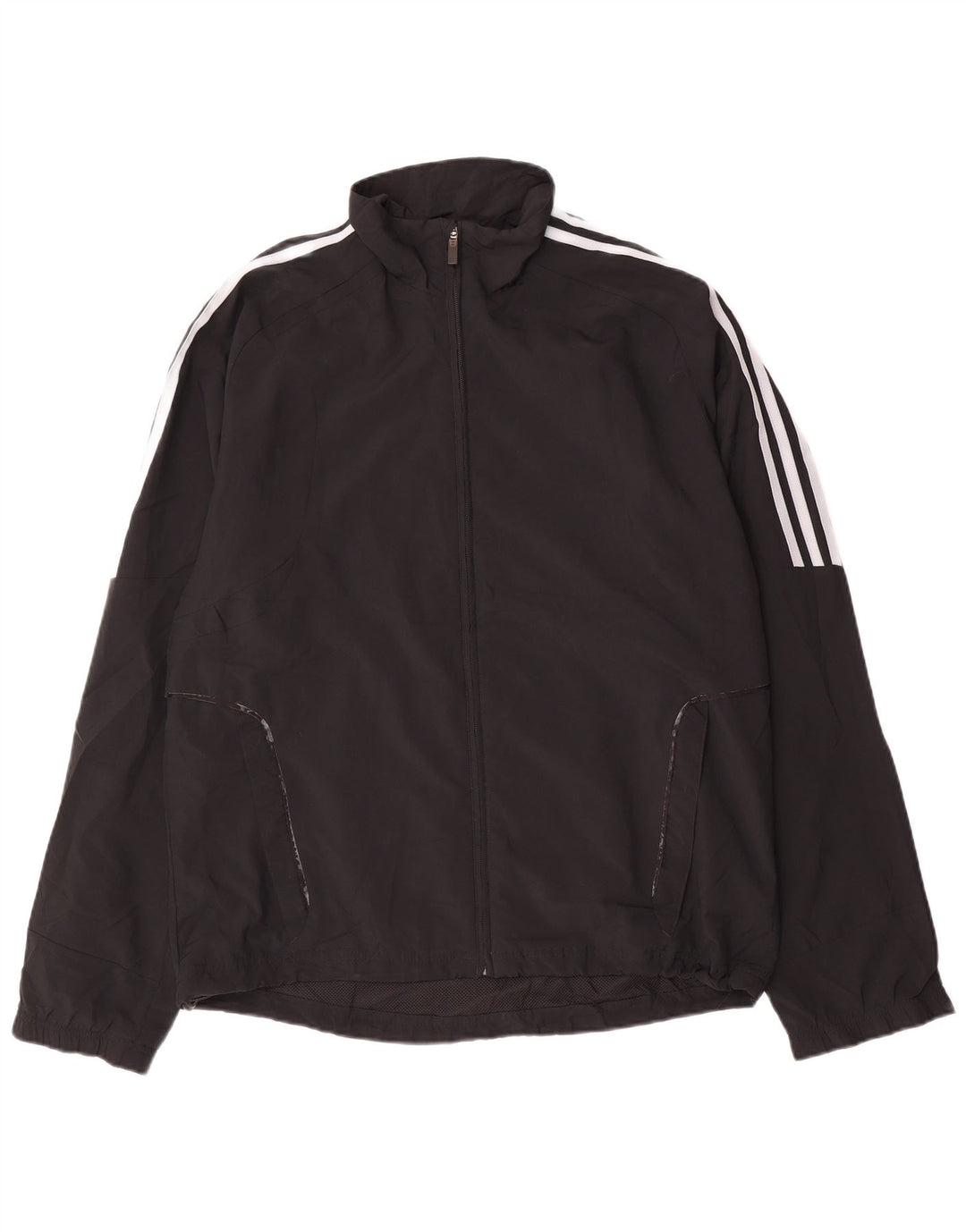 Adidas Herren Climalite Trainingsanzug Top Jacke Medium Schwarz Farbblock