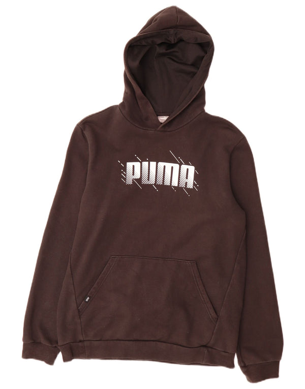 Puma Jungen Graphic Hoodie Pullover 15–16 Jahre, schwarze Baumwolle