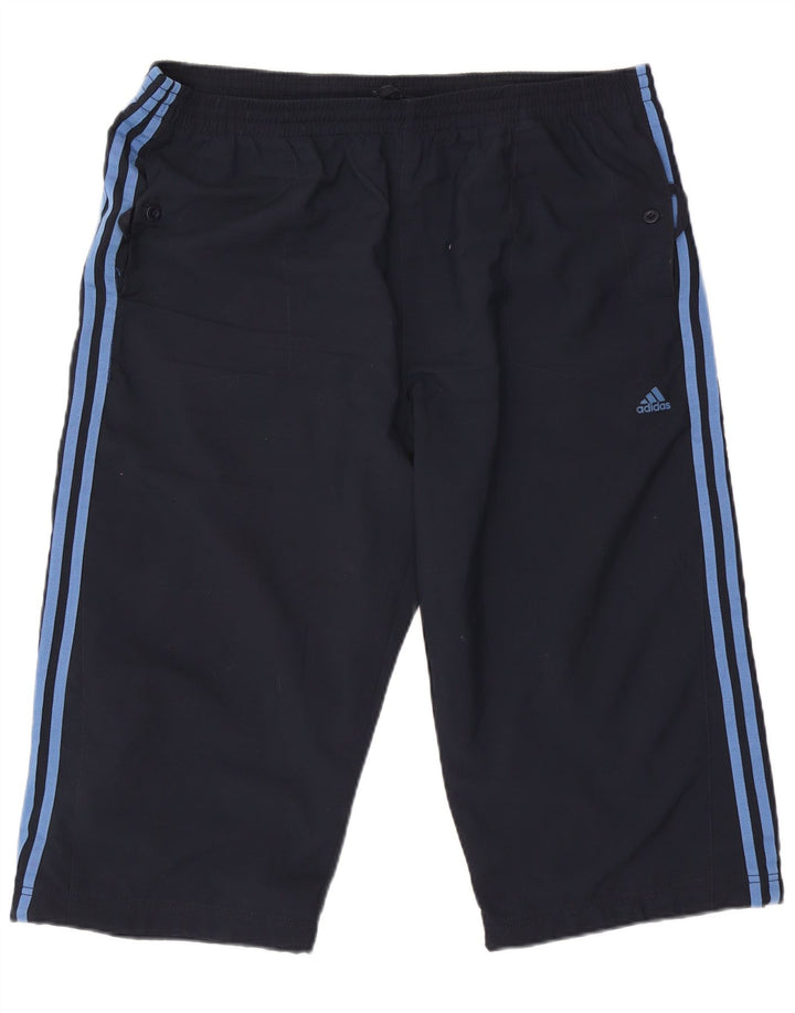 Adidas Herren Bermuda Sport Shorts 2XL Marineblau Polyester