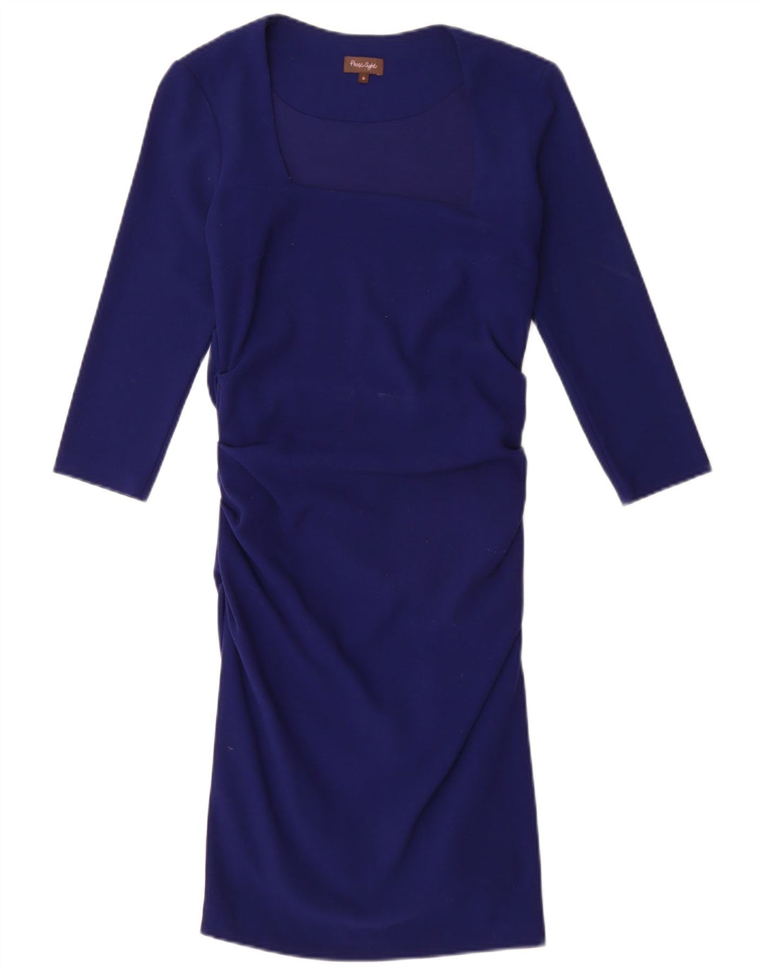 PHASE EIGHT Damen figurbetontes Kleid mit 3/4-Ärmeln, Größe S, Blau, Polyester