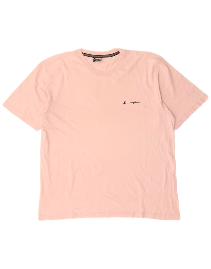 Champion Herren T-Shirt Top XL Rosa Baumwolle