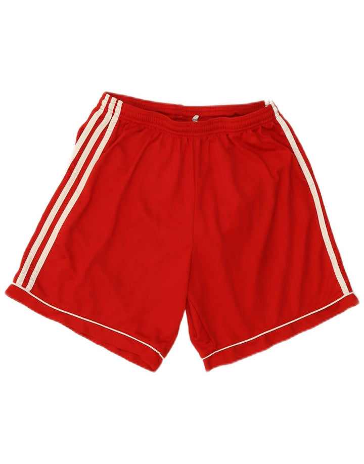 Adidas Herren Climalite Sport Shorts Mittelrotes Polyester
