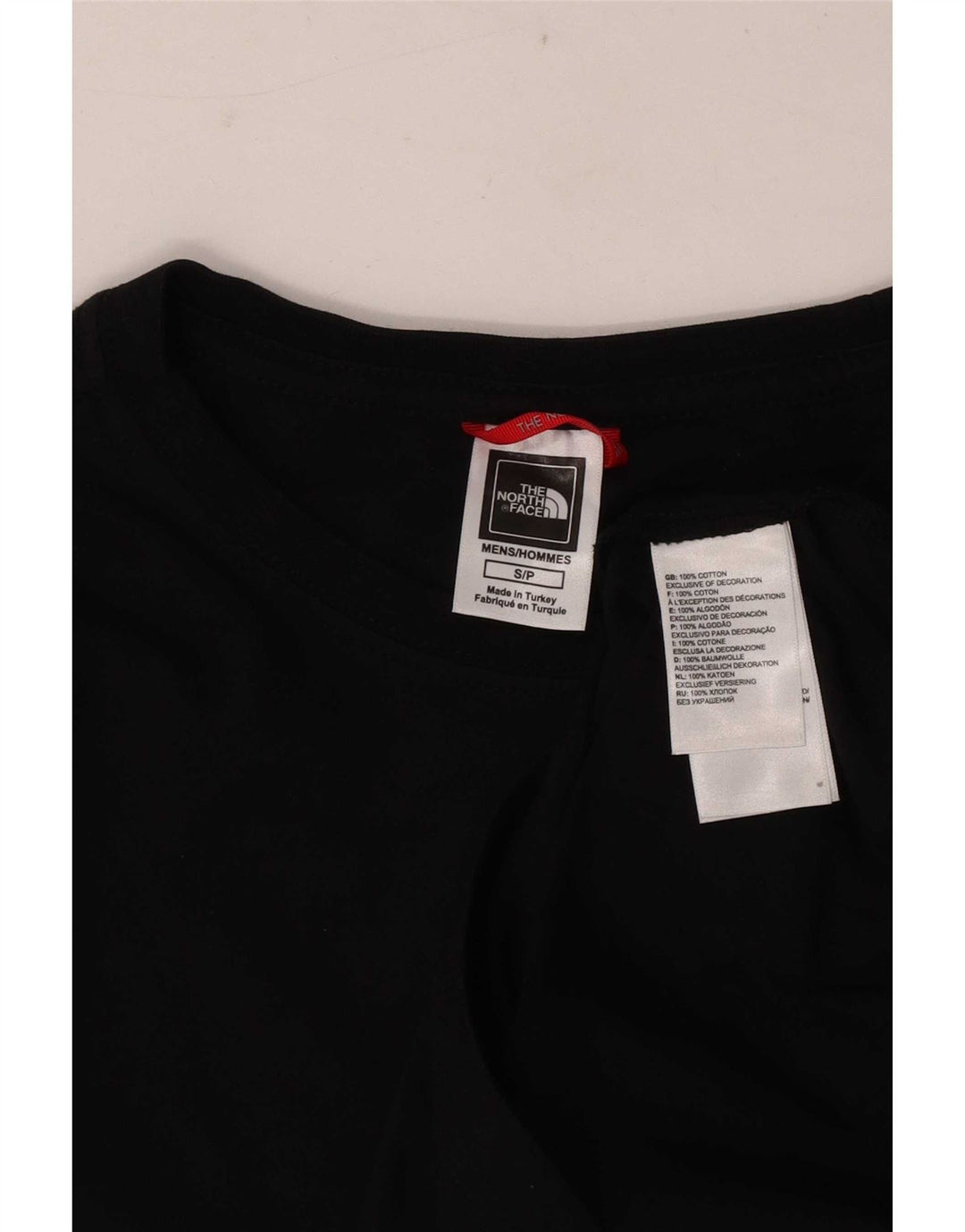 The North Face Herren Graphic Top Langarm Small Schwarz Baumwolle
