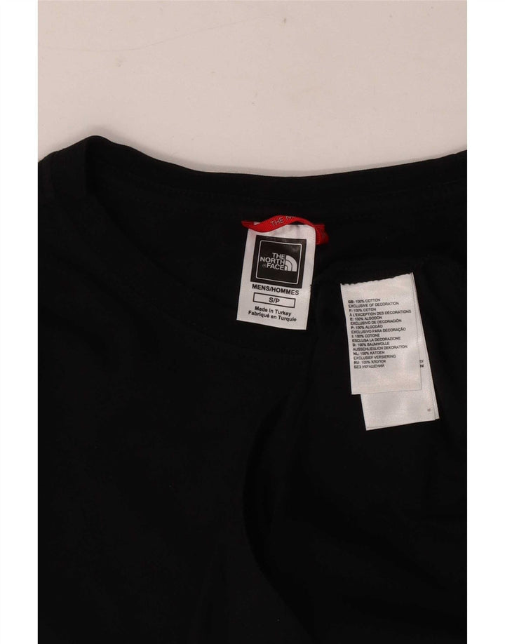 The North Face Herren Graphic Top Langarm Small Schwarz Baumwolle