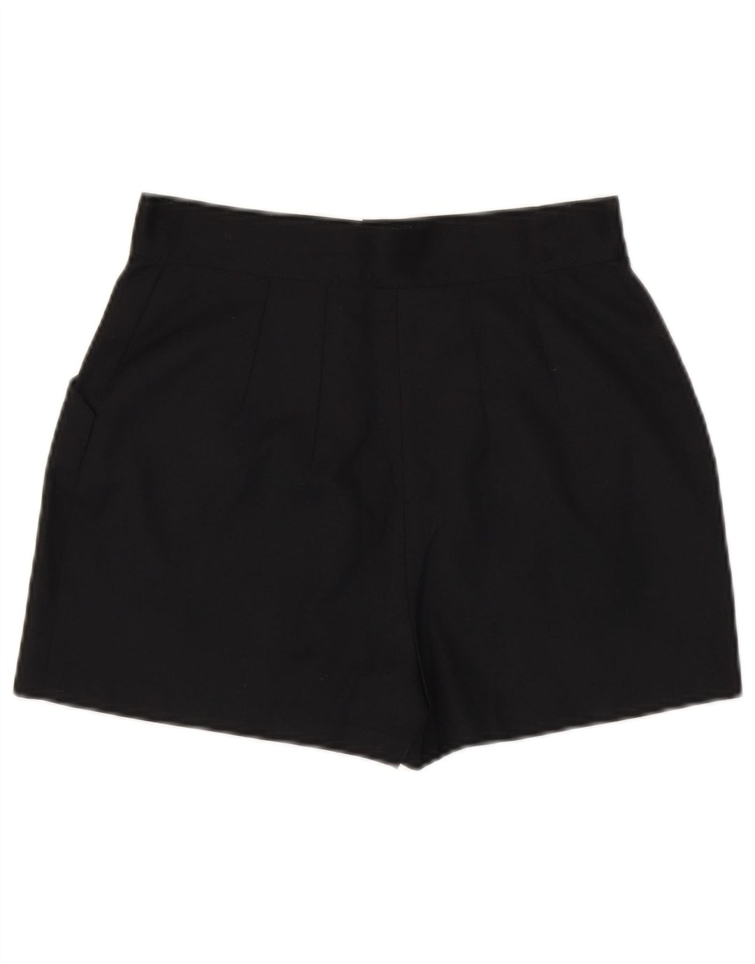 Vintage Damen Casual Shorts Medium W28 Schwarz Polyester