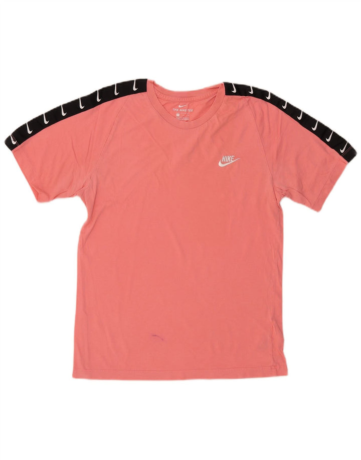 NIKE Herren-T-Shirt mit Grafik, Größe S, rosa, Baumwolle