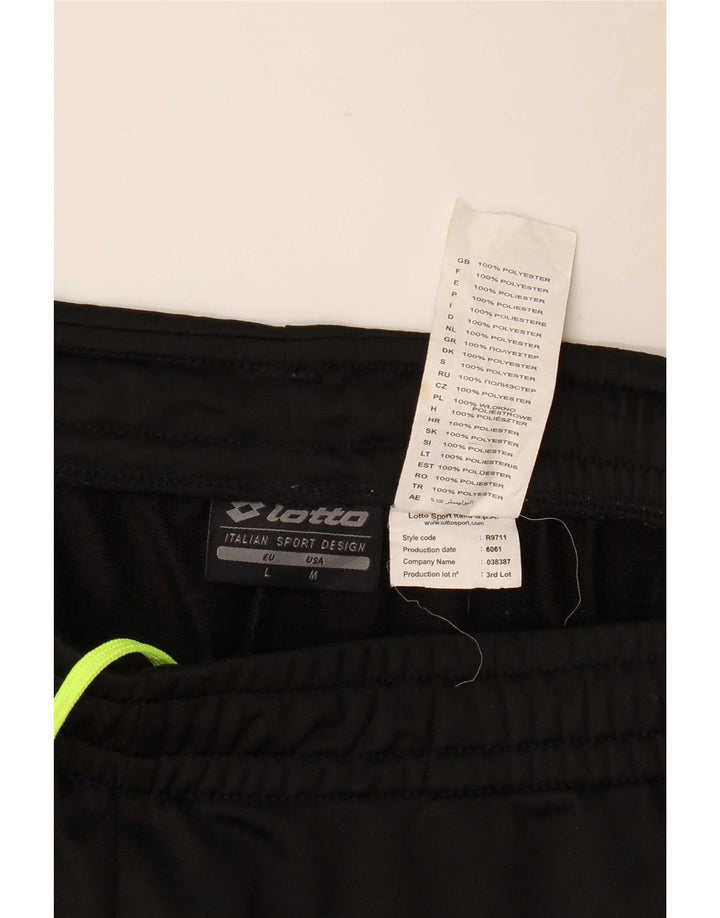Lotto Herren-Trainingshose, Jogginghose, Mittelschwarz, Polyester