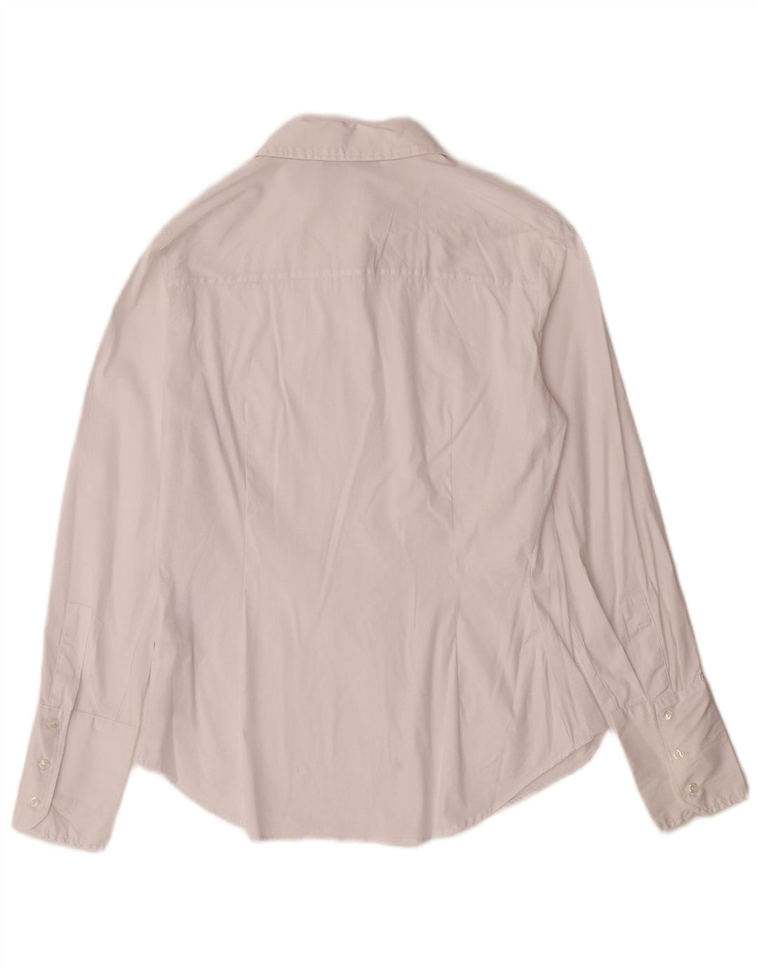 ZARA Womens Shirt UK 14 Medium White Cotton Classic