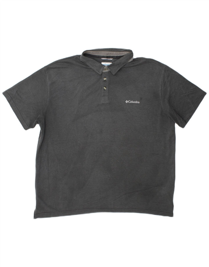 Columbia Herren Poloshirt 2XL Grau Modal