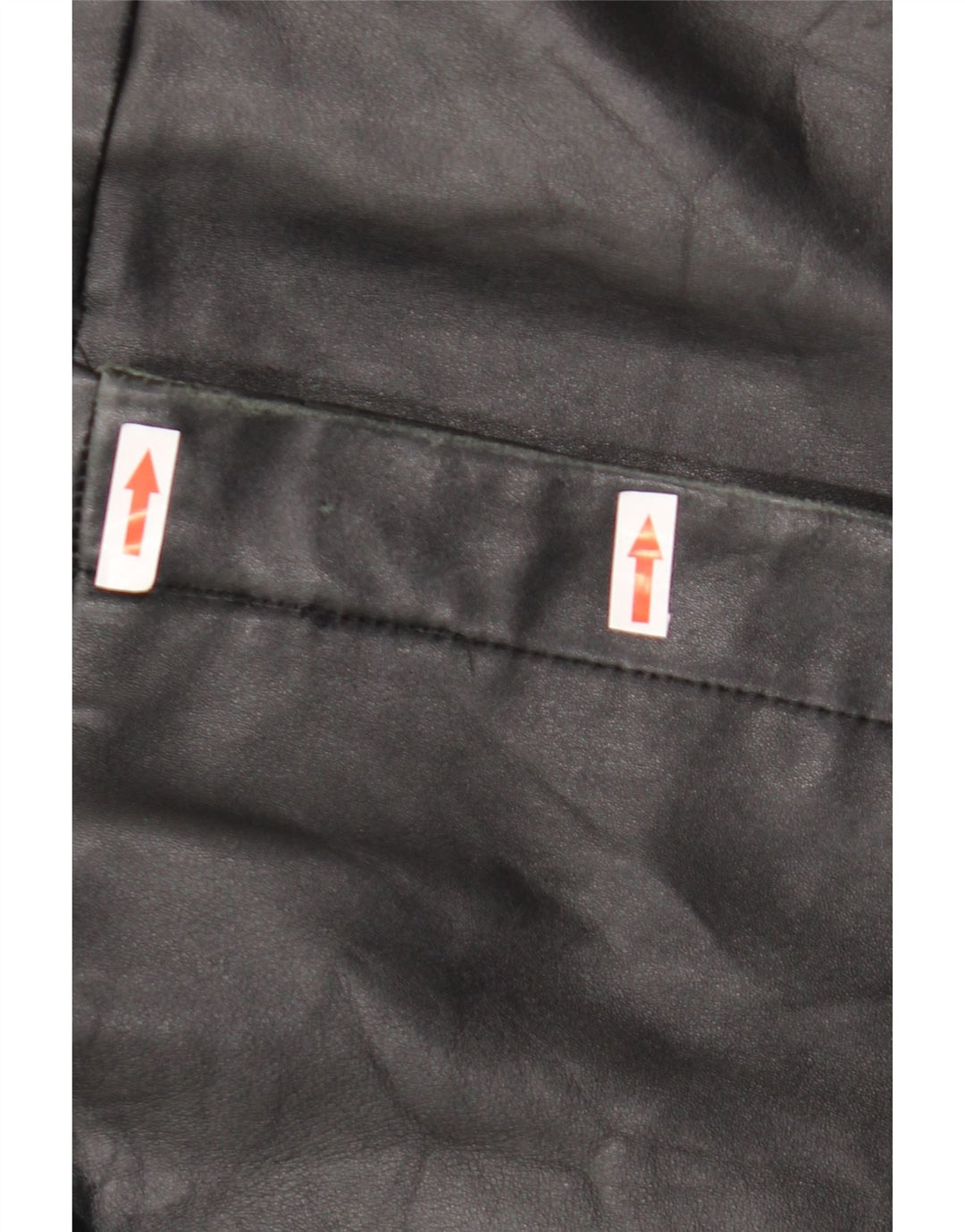 Helium Damen Ledermantel UK 10 Small Schwarz