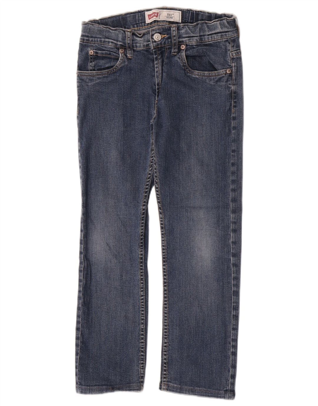 Levi's Jungen 511 Slim Jeans, 11–12 Jahre, W24 L22, blaue Baumwolle