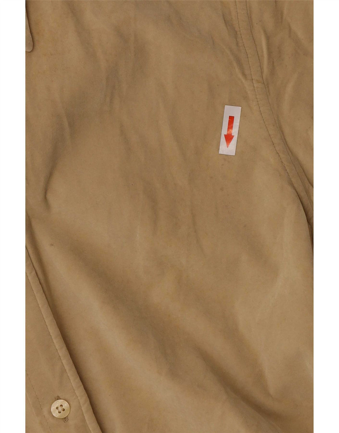 Calvin Klein Jeans Herrenhemd Large Beige Viskose