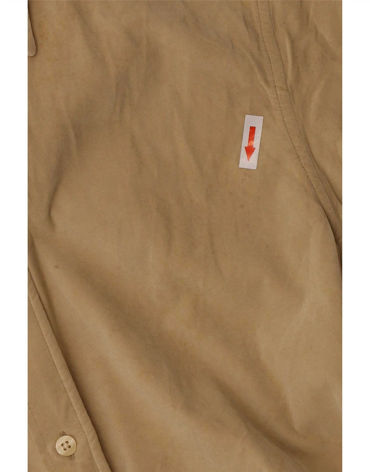 Calvin Klein Jeans Herrenhemd Large Beige Viskose