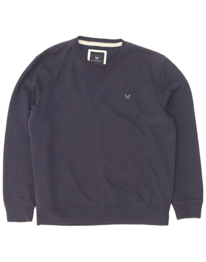 Crew Clothing Herren-Sweatshirt, groß, marineblau, Baumwolle