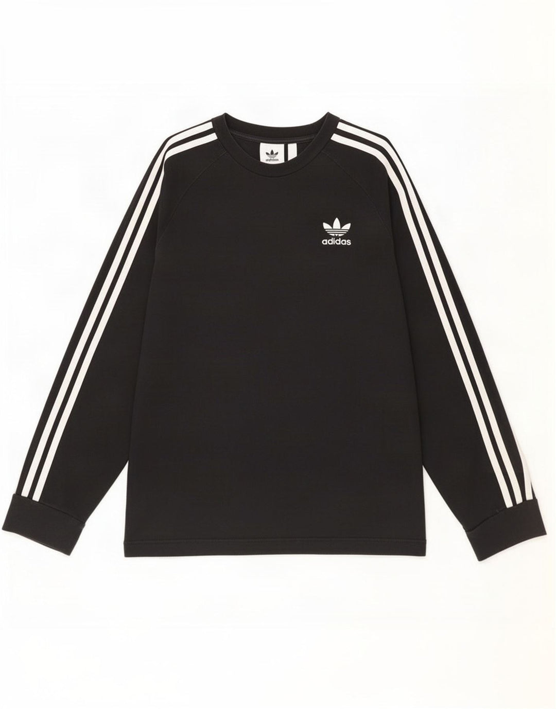Adidas Herren Top Langarm Small Schwarz Baumwolle