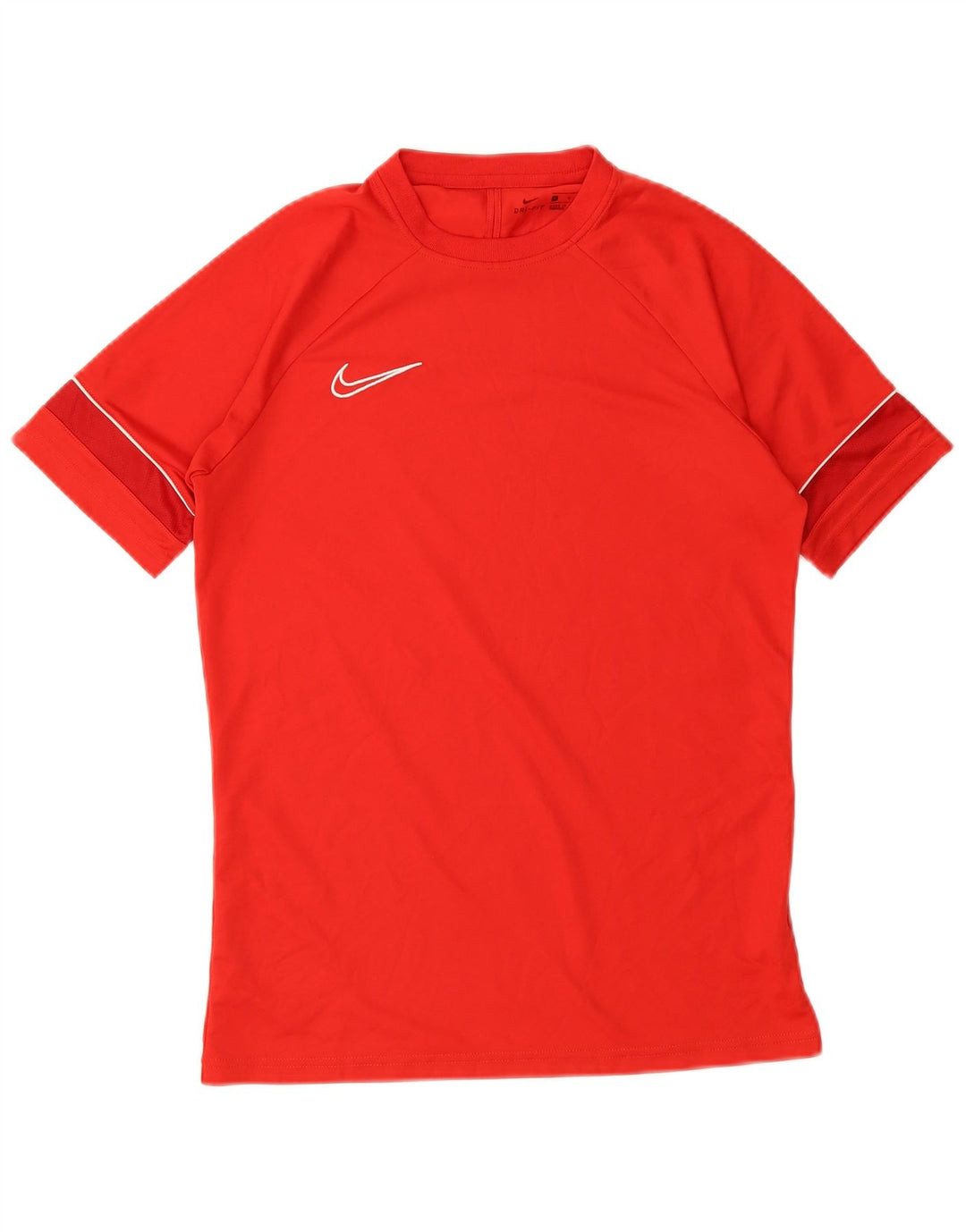 NIKE Herren Dri Fit T-Shirt Top Mittelrotes Polyester