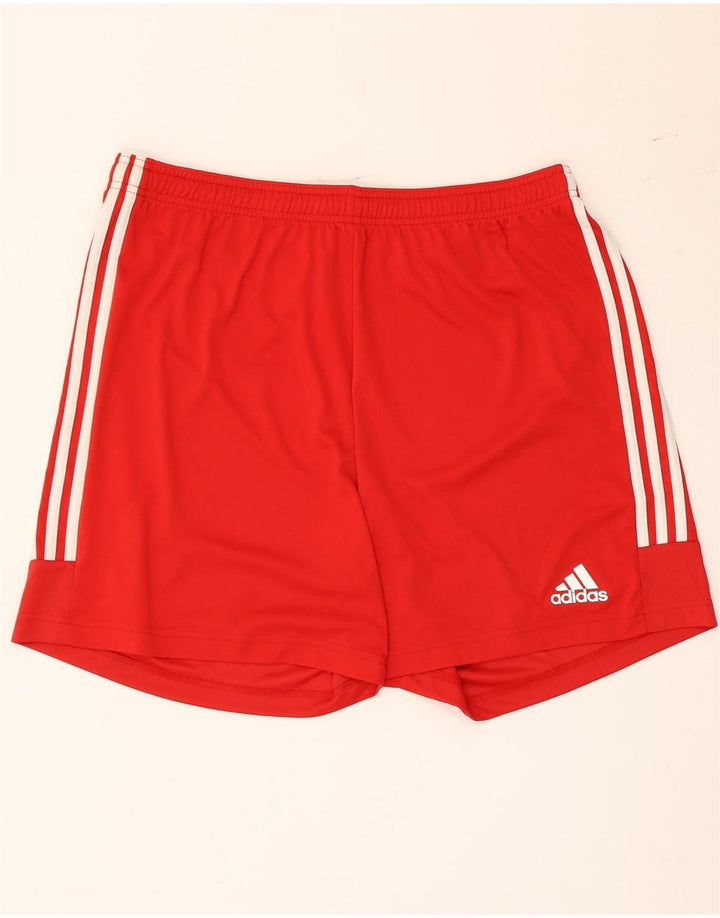 Adidas Herren Sport Shorts XL Rot Polyester
