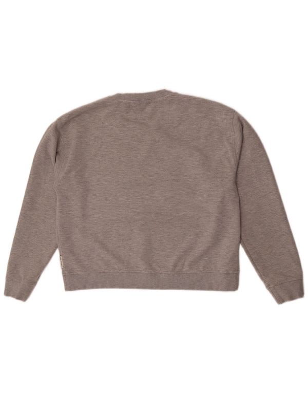 Ted Baker Grafik-Sweatshirt für Damen, Größe 4, groß, grau gefleckt