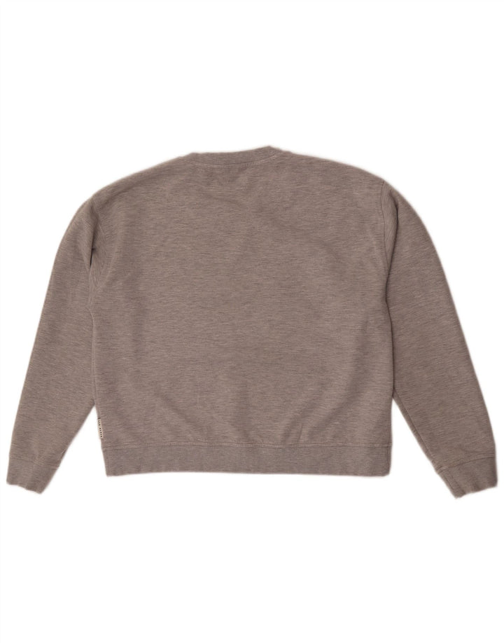 Ted Baker Grafik-Sweatshirt für Damen, Größe 4, groß, grau gefleckt